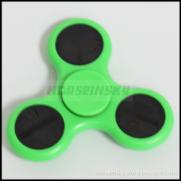 LED Light ABS Triangle Hand Spinner Ultra Durable EDC Fidget Toy